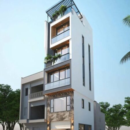 Bán nhà xây mới Song Phương, 4.5 tầng,57m2, thang máy, Song Phương, Hoài Đức, Hà Nội