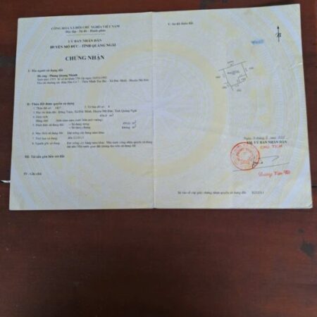 Bán Đất trồng cây lâu năm 454M2 Mộ Đức Quảng Ngãi Giá Bán 190 Triệu Bán Đất trồng cây lâu năm 454M2 Mộ Đức Quảng Ngãi Giá Bán 190 Triệu