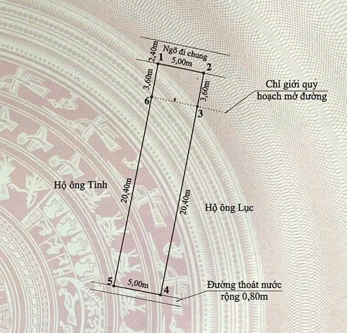 Bán đất Hào Khê – Lạch Tray, 120m, ngang 5, ngõ thông, Giá 32.5 tr/m