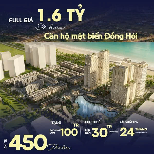 ĐẦU TƯ KHÔN NGOAN – SỞ HỮU CĂN HỘ BIỂN CHỈ TỪ 1.8 TỶ