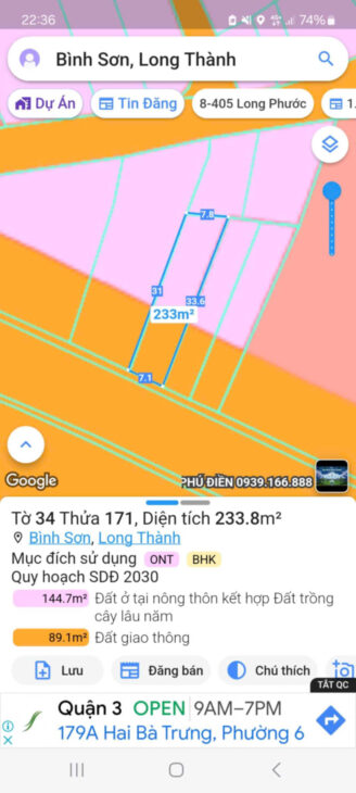 BÁN NHÀ MẶT TIỀN ĐƯỜNG TỈNH 769 SÂN BAY LONG THÀNH