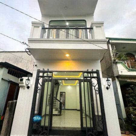 : Bán nhà mới ở ngay Linh Đông THỦ ĐỨC 44m2-3tang- – 1 trệt 1 lầu – sổ riêng – gần PVĐ – 4.28 tỷ TL