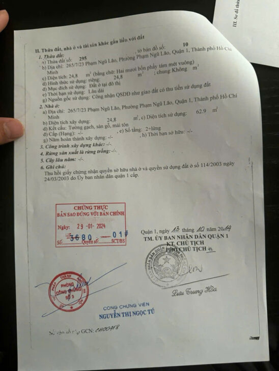 ????BÁN NHÀ KHU PHỐ BÙI VIỆN Q 1????nhà 3 lầu sổ cn 25m hẻm đẹp giá 4,65 tỉ tl