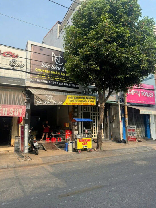 NHÀ MẶT PHỐ NGUYỄN SÚY – TÂN QUÝ – TÂN PHÚ: 79M2 (21M X 4.2M), 1 TẦNG, 2 PN, GIÁ 12.3 TỶ TL