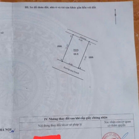 Bán lô đất Ngọc Liệp, Quốc Oai, ngay 2 bệnh viện lớn, gần đại lộ thăng long