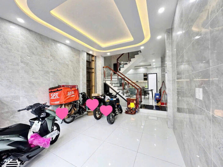 Nhà Mới ở ngay 63M2 -4 Tầng BTCT-Ô Tô Ngủ Trong Nhà- Khu Vip Quận 10 Hẻm Thông Chỉ 12 Tỷ