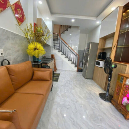 Bán nhà mặt tiền Lê Lâm, Tân Phú – 23m², 4 tầng, nhà mới 2022 – thu nhập 13tr/tháng – Giá chỉ 5.5 tỷ