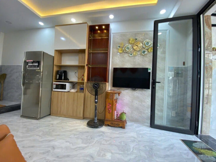 Bán nhà mặt tiền Lê Lâm, Tân Phú – 23m², 4 tầng, nhà mới 2022 – thu nhập 13tr/tháng – Giá chỉ 5.5 tỷ