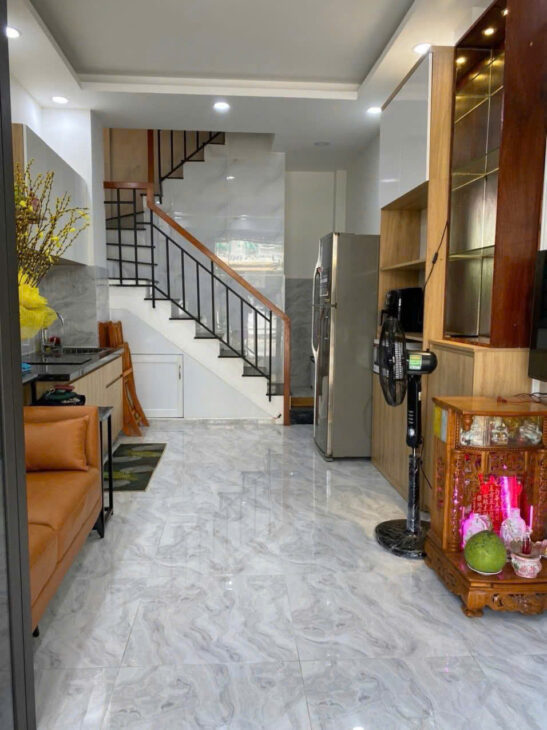 Bán nhà mặt tiền Lê Lâm, Tân Phú – 23m², 4 tầng, nhà mới 2022 – thu nhập 13tr/tháng – Giá chỉ 5.5 tỷ