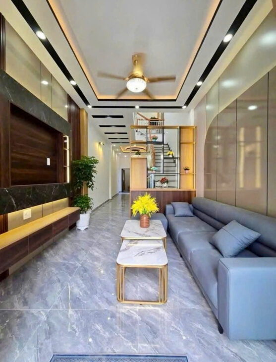 BÁN NHÀ 2 TẦNG 100M2- TRẦN QUANG KHẢI – HẺM Ô TÔ – GẦN BIG C (GO) DĨ AN.