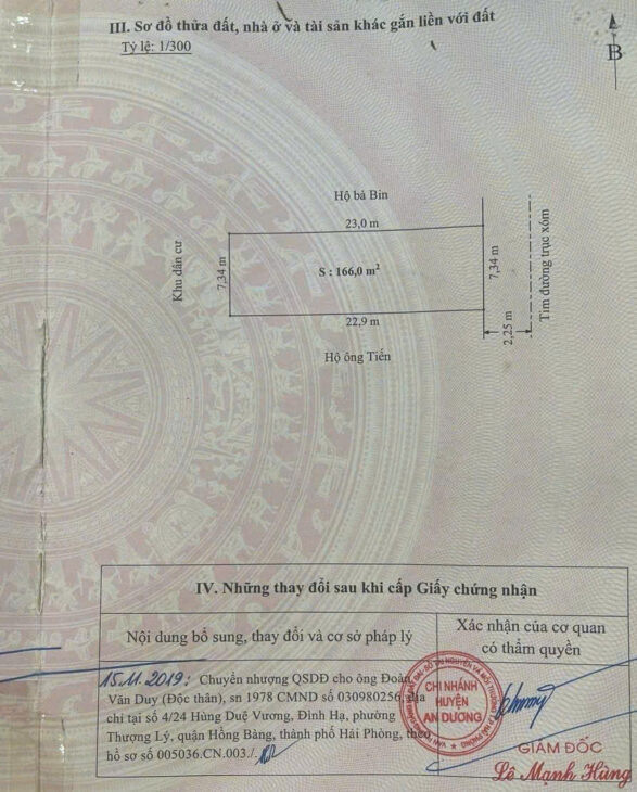 Đất mặt đường Vĩnh Khê – An Đồng, 166m, lô góc, Giá 32 tr/m