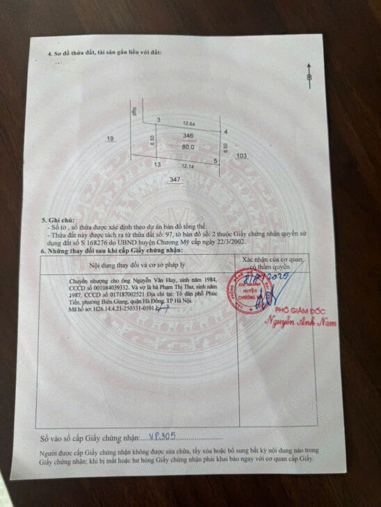 CC bán lô đất 80m full thổ cư tại phú nghĩa chương mỹ hà nội