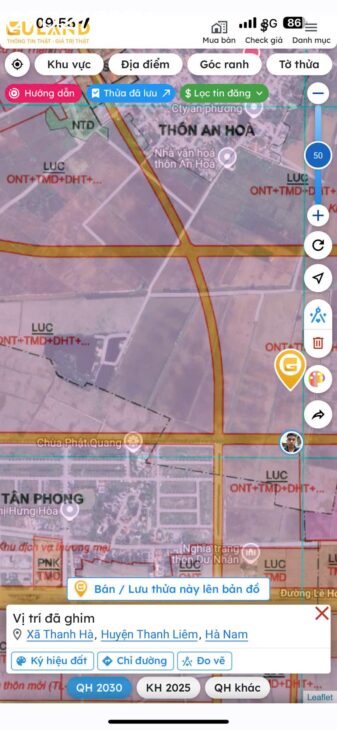 chính chủ trúng đấu giá – thanh phong – thanh liêm – hà nam