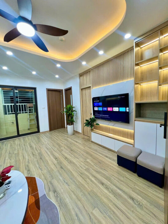 Bán căn hộ HH Linh Đàm, Q. Hoàng Mai, 46m2 x 2 ngủ, tầng thấp, full nội thất mới, Hỗ trợ vay bank