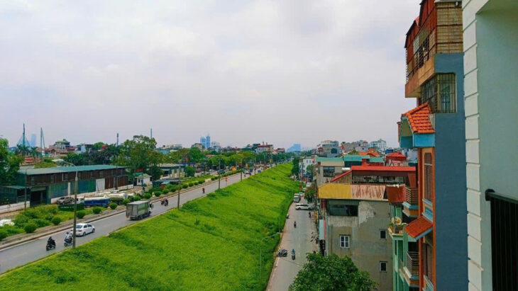 BÁN NHÀ MẶT PHỐ LÂM DU , BỒ ĐỀ, LONG BIÊN , THANG MÁY , 6 TẦNG , MẶT TIỀN 6.3M , GIÁ CHỈ 13 TỶ