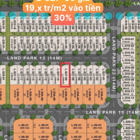 Sở hữu ngay lô đất vàng L-S27-09 tại dự án Casa Centra Duy Hải