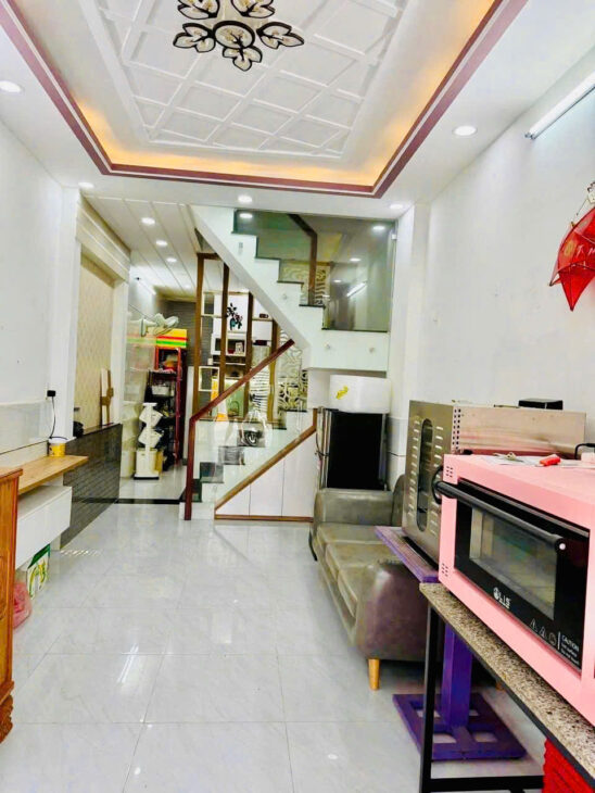 Bán nhag hẻm 8m, Phạm Văn Chiêu, 2 tầng, gần 40m2, sát chợ Thạch Đà, chỉ 4 tỷ 5 ++