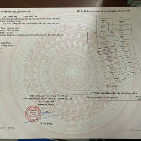 ???? BÁN 105M2 NGANG 6 MÉT – TM44 ĐƯỜNG CHU HUY MÂN – GẦN SIÊU THỊ GO!