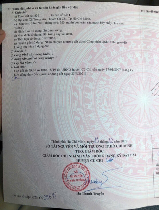 bán đất mặt tiền đường trung an ngang 77m