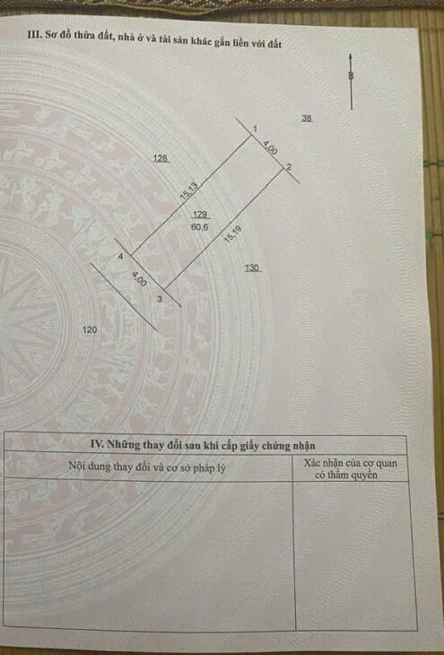 Bán 60m đất tổ 3, TT Quang Minh, Mê Linh. Gần sân bóng Giai Lạc. Đường thông bàn cờ