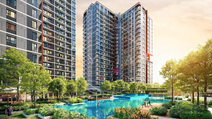 Chuyển Nhượng Nhanh Cho Con Du Học CH 2PN, 3PN: 2ty.3ty Elysian Gamuda Land