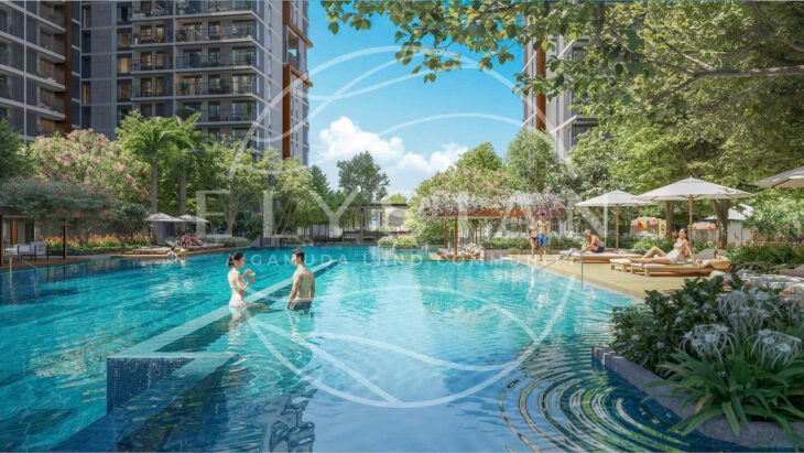 Chuyển Nhượng Nhanh Cho Con Du Học CH 2PN, 3PN: 2ty.3ty Elysian Gamuda Land