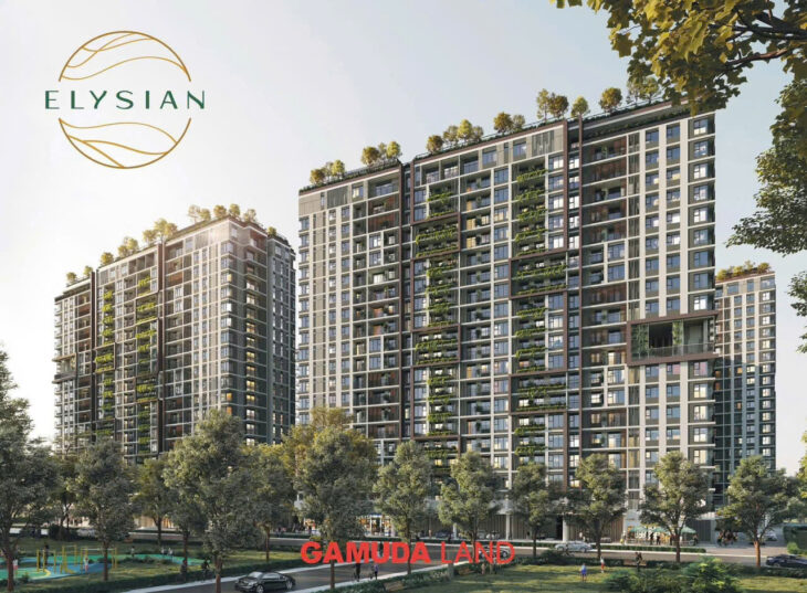 Chuyển Nhượng Nhanh Cho Con Du Học CH 2PN, 3PN: 2ty.3ty Elysian Gamuda Land