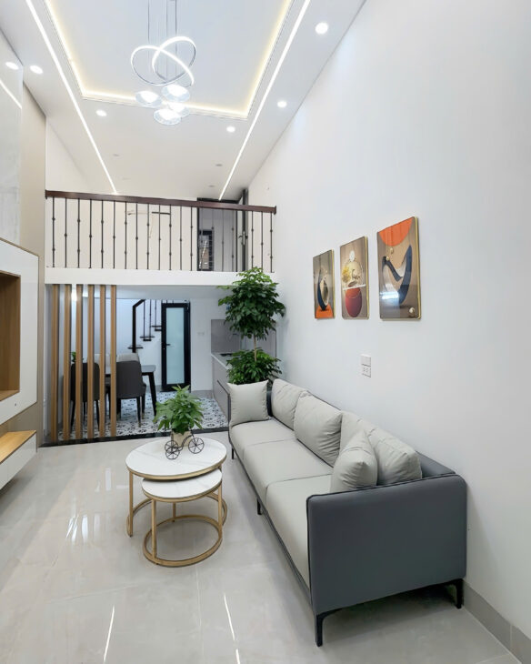 Nhà đẹp hai mặt ngõ Tôn Đức Thắng, 30m2, 6.1 tỷ, nhà xây tâm huyết, thiết kế hiện đại,