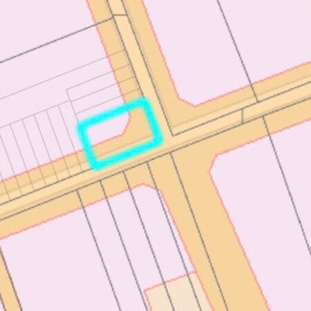 Lô góc ngã 4 tiềm năng 456m2 có 80 ONT, đường liên thông, dân cư hiện hữu giá tốt