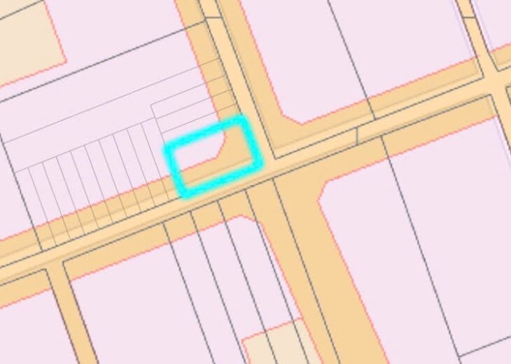 Lô góc ngã 4 tiềm năng 456m2 có 80 ONT, đường liên thông, dân cư hiện hữu giá tốt