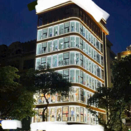 HOA HẬU mặt phố, Q. Hoàng Mai 119m2, 9 tầng thang máy, dòng tiền hàng tháng 165 triệu