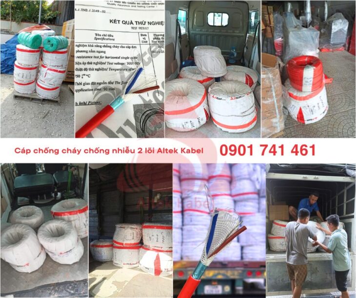 Cáp chống cháy chuẩn BS 6387, IEC 60331 Đà Nẵng, Hà Nội, HCM
