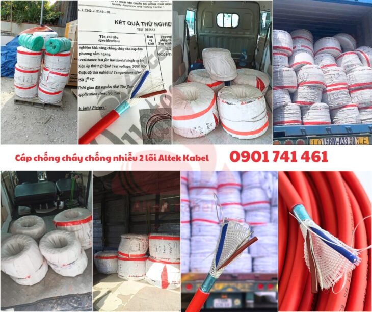 Cáp chống cháy chuẩn BS 6387, IEC 60331 Đà Nẵng, Hà Nội, HCM
