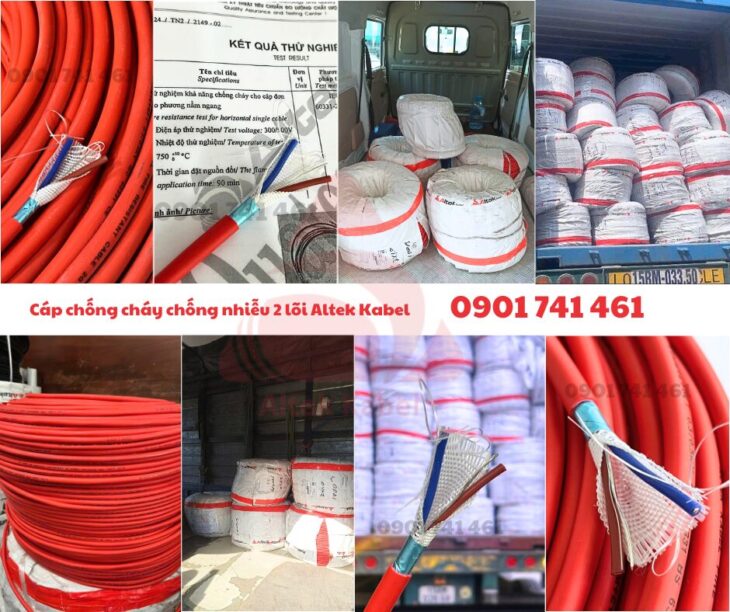 Cáp chống cháy chuẩn BS 6387, IEC 60331 Đà Nẵng, Hà Nội, HCM