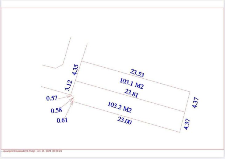 EM QUANG BÁN 103M FULL THỔ CƯ,GIÁ 3X TRIỆU/M,TT QUANG MINH,GIÁ ĐẦU TƯ,Ô TÔ VÀO