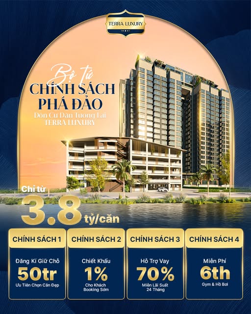Chỉ 550 triệu sở hữu căn hộ chuẩn Home Tera Luxury Nam SG