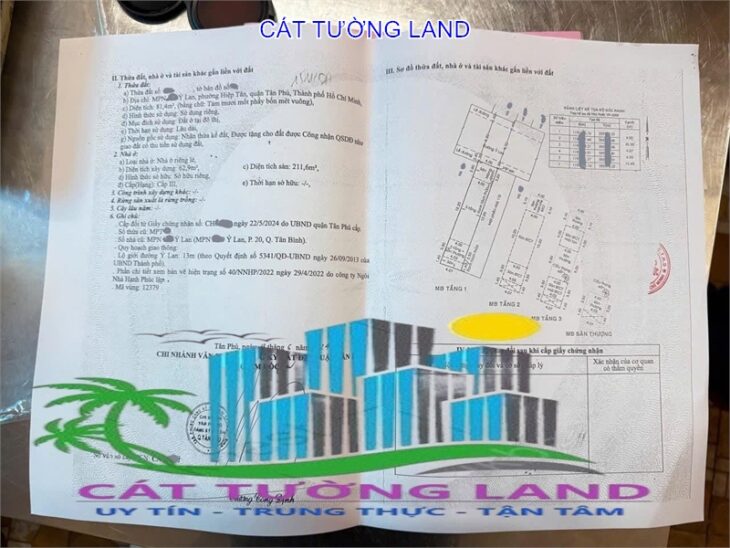 ???? MẶT TIỀN Ỷ LAN – Q.TÂN PHÚ NHÀ KHU BÀN CỜ – ĐƯỜNG 13M – GIÁ GIẢM CỰC SÂU ????