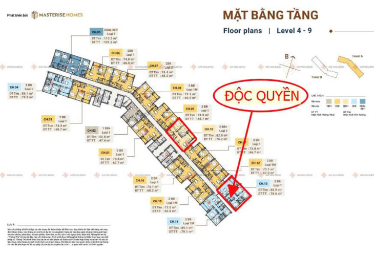 Siêu phẩm căn góc 3pn tòa a masteri rivera đà nẵng – view ôm trọn thành phố. Mua chỉ có lời