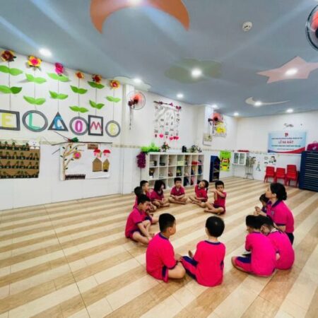 Bán trường mầm non Trung Mỹ Tây, Q.12, ngang 12m, trệt 2 lầu