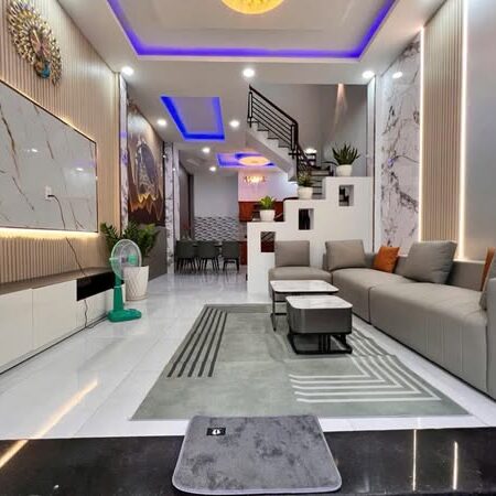 4ty550 SHR ngay TL12 gần uỷ ban phường Thạnh Lộc, full nội thất