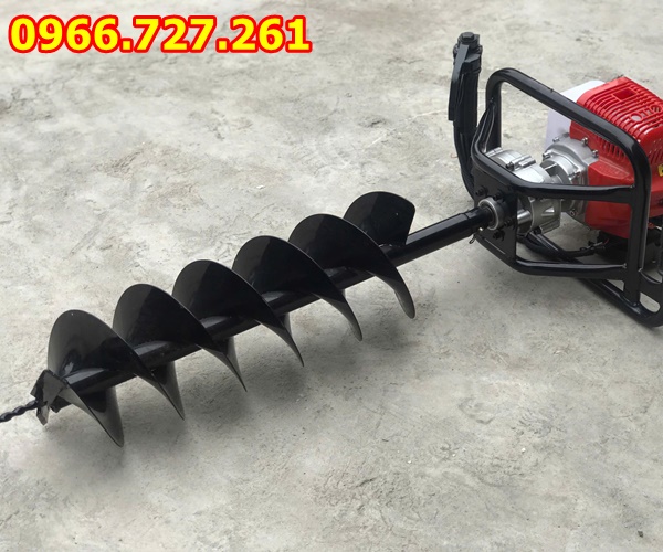 Máy khoan đất Yimoi cầm tay chạy xăng động cơ 2 thì