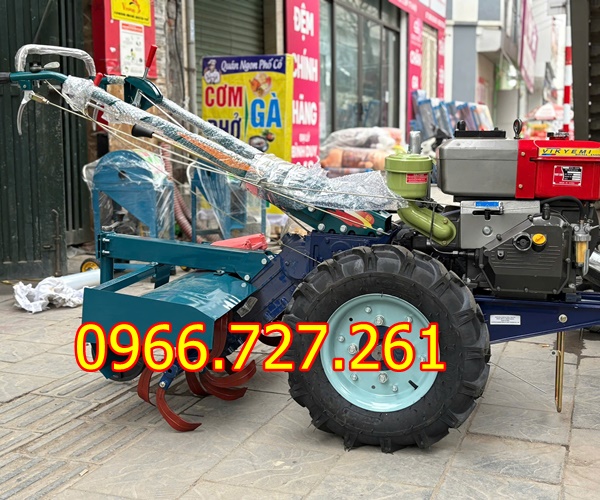 Máy xới đất chạy dầu dắt tay Quế Hoa GN61 đầu nổ D15