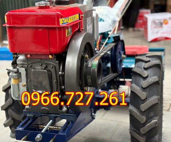 Máy xới đất chạy dầu dắt tay Quế Hoa GN61 đầu nổ D15