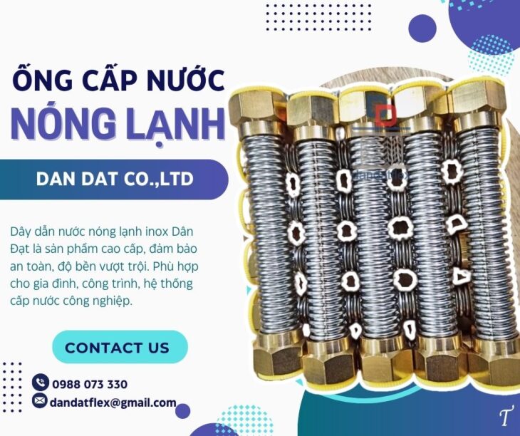 Ống cấp nước mềm inox,ống dẫn nước mềm chịu nhiệt, dây cấp nước bình nóng lạnh inox, dây dẫn nước