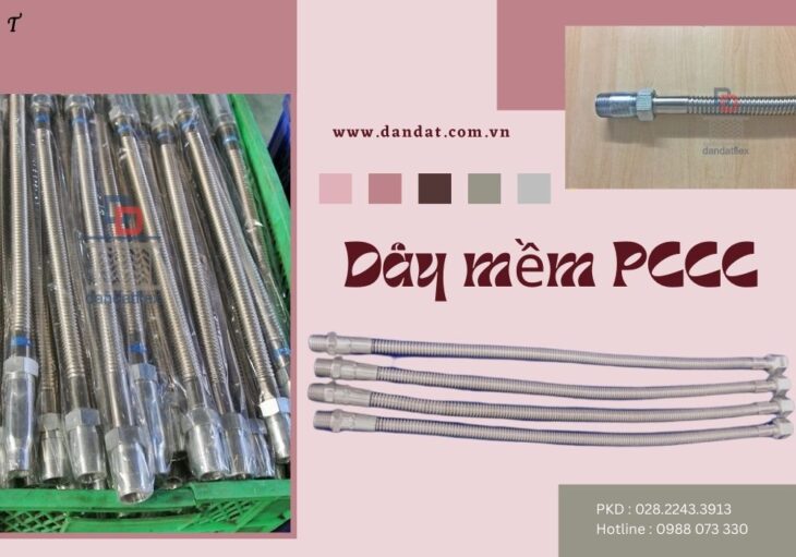 Ống chữa cháy – Flexible Sprinkler Hose, Ống mềm đầu phun sprinkler, ống inox dẫn nước chữa cháy