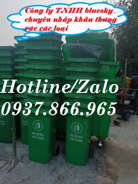 Địa chỉ uy tín cung cấp thùng rác, thùng rác toàn quốc, thùng rác 240l, thùng rác văn