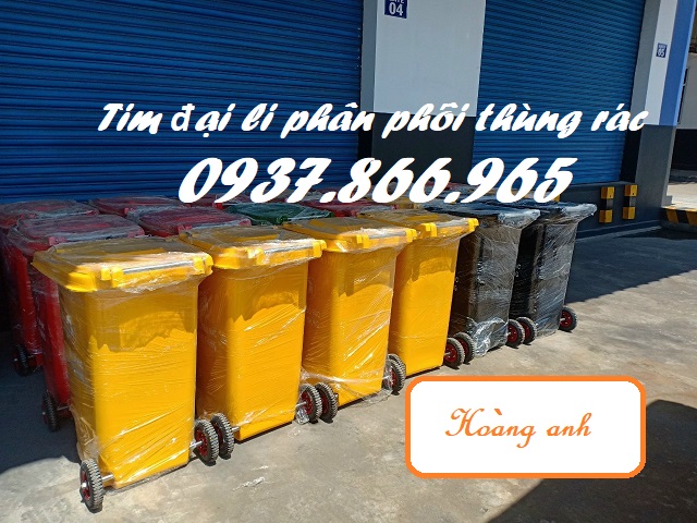 Địa chỉ uy tín cung cấp thùng rác, thùng rác toàn quốc, thùng rác 240l, thùng rác văn
