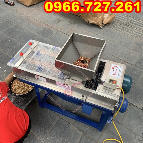 Máy bóc vỏ đậu lụa rang 600 kg/giờ Vinmax BVL600