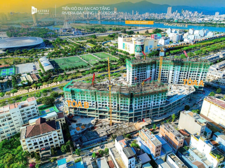 Nhận booking 50tr tòa A căn hộ Masteri Rivera Đà Nẵng view pháo hoa toàn diện