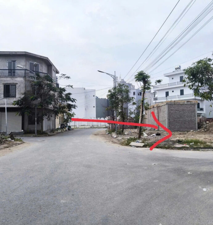 Đất lô góc 2 mặt tiền – Tái định cư A51 Vĩnh Niệm, Giá 5.45 tỉ